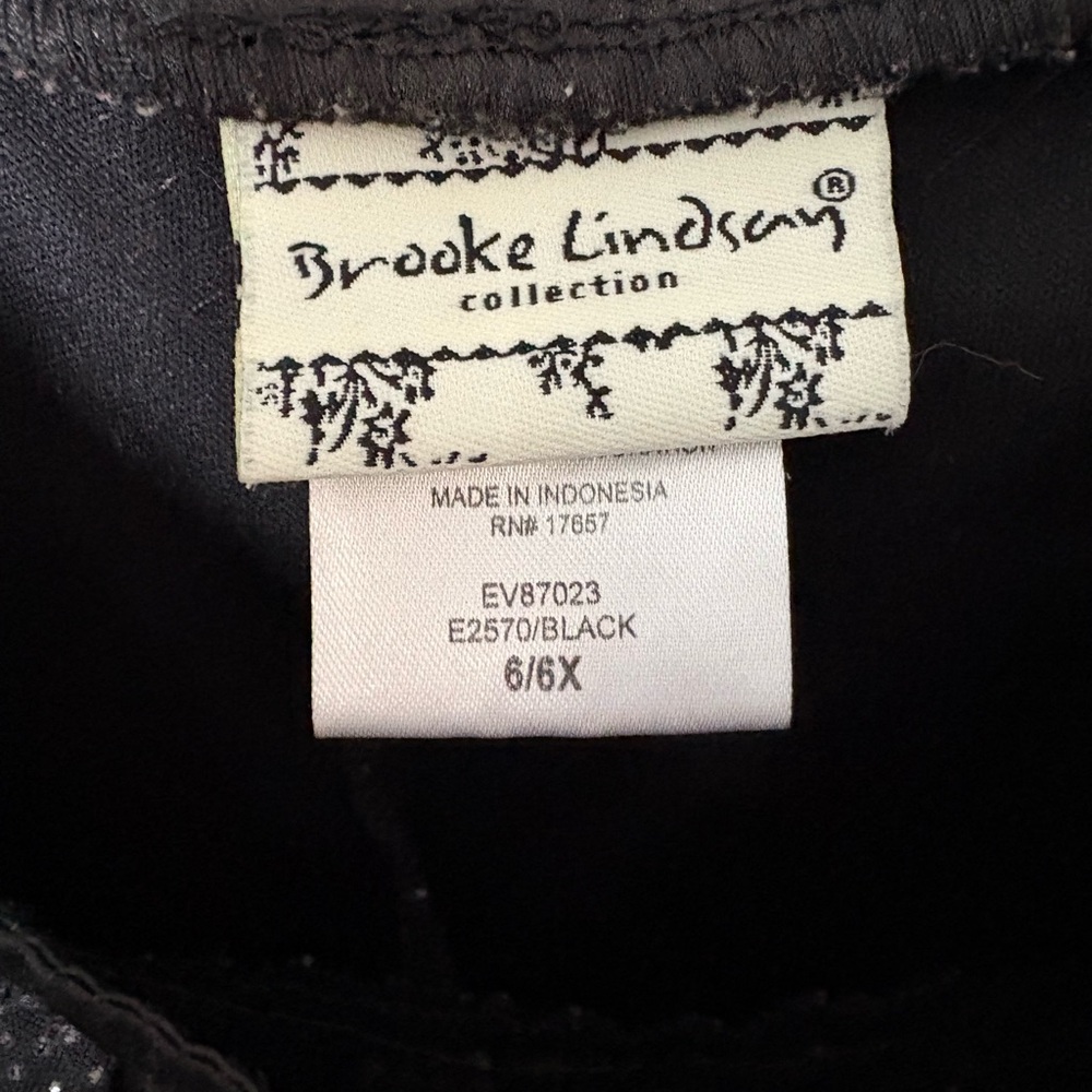 Girls Black Brooke Lindsay Dress - Picture 2 of 3